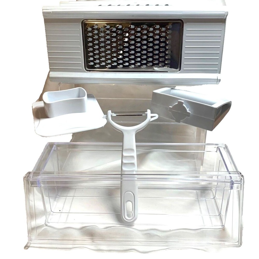 5In1 Mandoline Slicer for Kitchen Cheese Grater Multi Purpose Veggie Slicer New